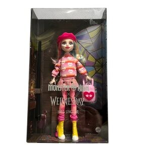 Monster High X Wednesday Enid Sinclair BNIB Mattel Dated 2024 Pink NEW